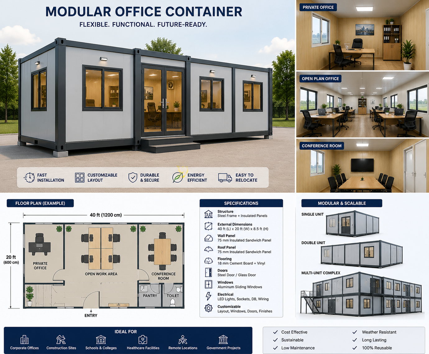 High-End Modular Workspaces