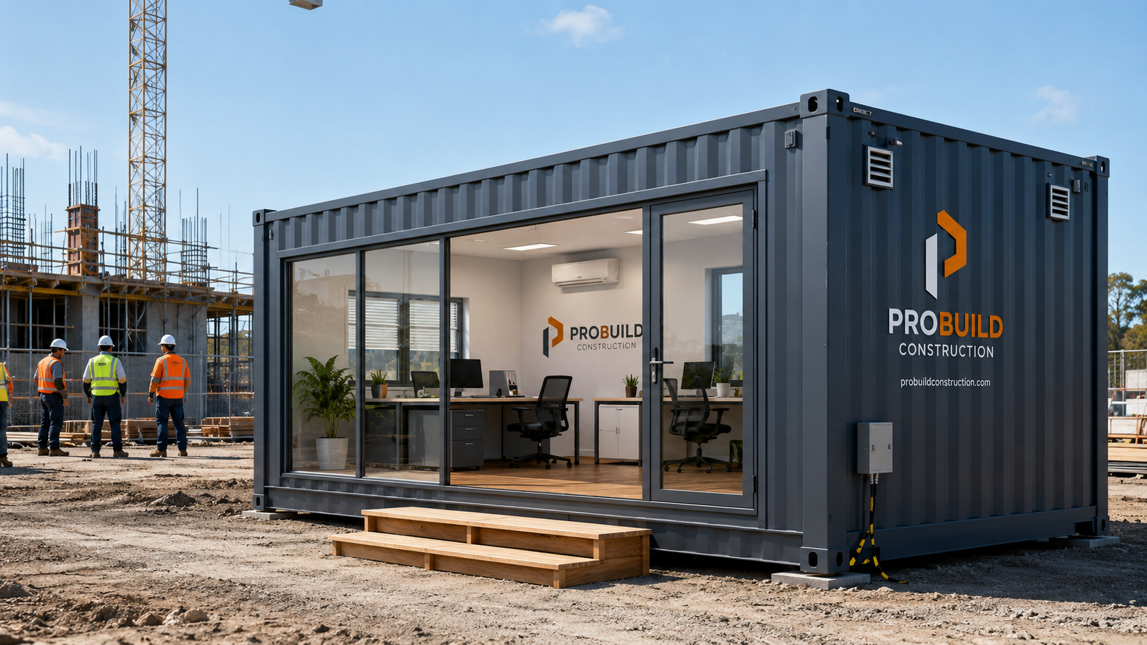 Steel Modular MS Portable Office Site Container