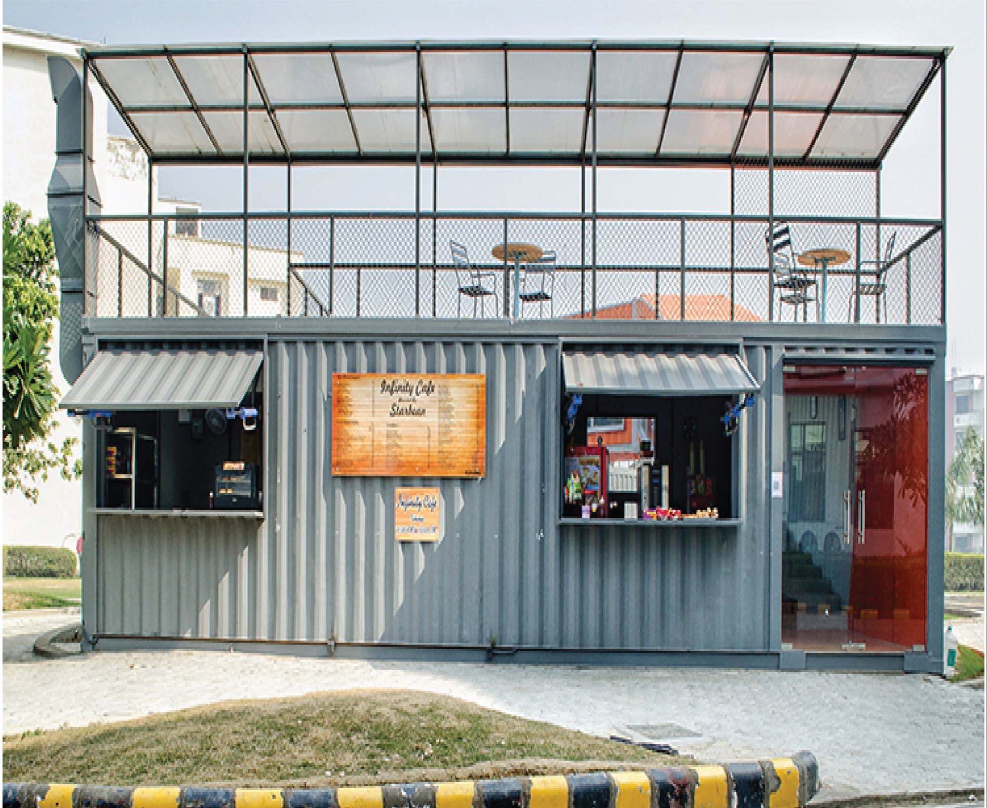 FRP Prefabricated Restaurant Container